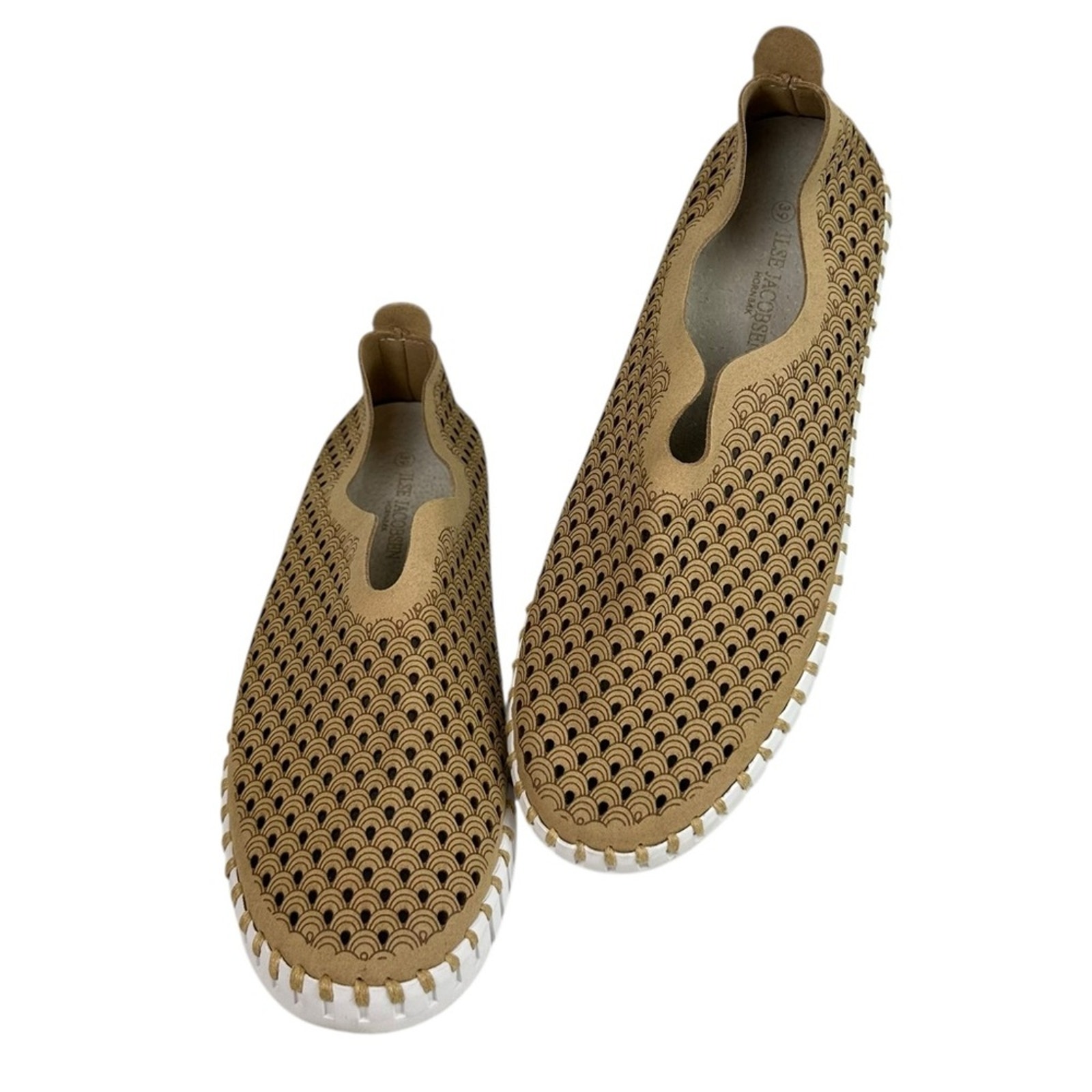 Ilse Jacobsen Tulip Slip On Suede Sneaker Latte Size Eur 39 / Us 9